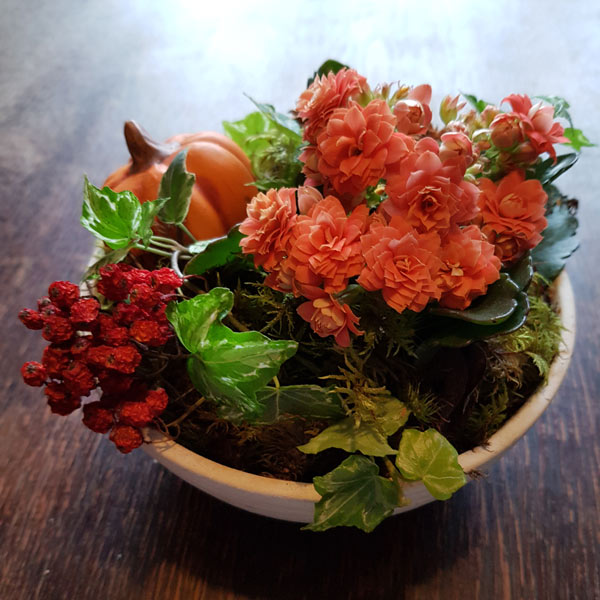 Bordsarrangemang plantering