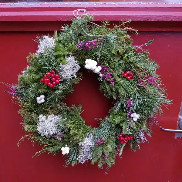 blomsterarrangemang krans