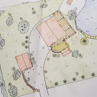 Ideritningar trädgårdsdesign GrönaVerkstan Lena Arwidsson